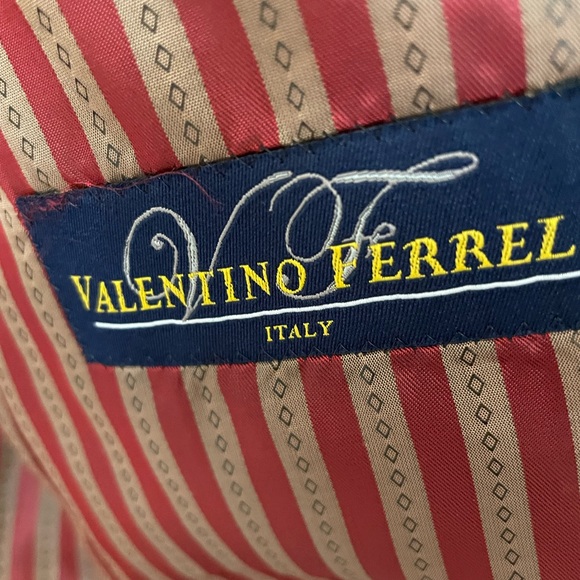 Valentino Red and Tan Striped Jacket - Picture 6 of 9